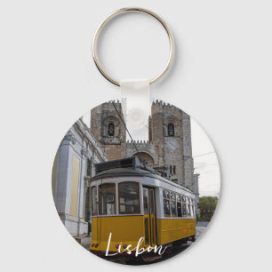 Chaveiro Trama amarela na Catedral de Lisboa em Portugal
