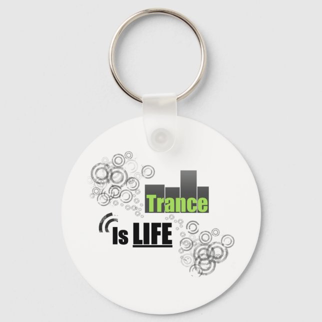 Chaveiro Trance é vida (Frente)