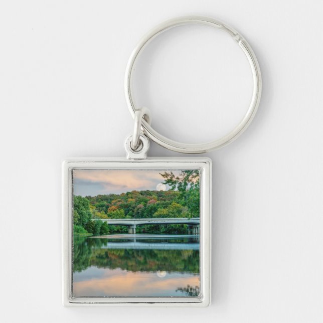 Chaveiro Tranquilidade do Lago Springfield Evening (Frente)