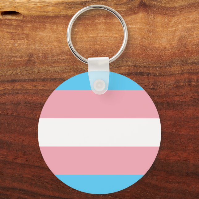 Chaveiro Transgender Flag & Pride Community / gênero (Frente)