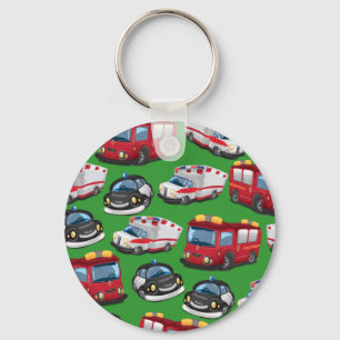 Chaveiro Transporte da polícia, da ambulância e do corpo 