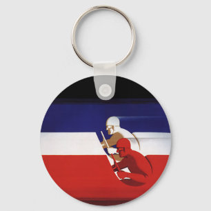 Chaveiro Transportes Vintage, Raça Patriótica Carros