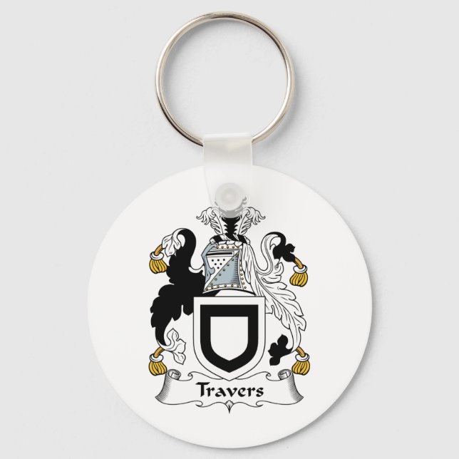 Chaveiro Tranvers Family Crest (Frente)