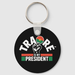 Chaveiro Traore Ibrahim Traoré é o meu Presidente - Capitão