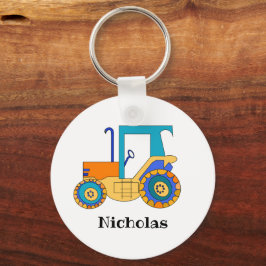 Chaveiro Trator Colorido Personalizado