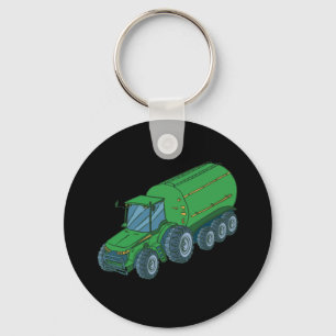Chaveiro Trator de Fazenda verde
