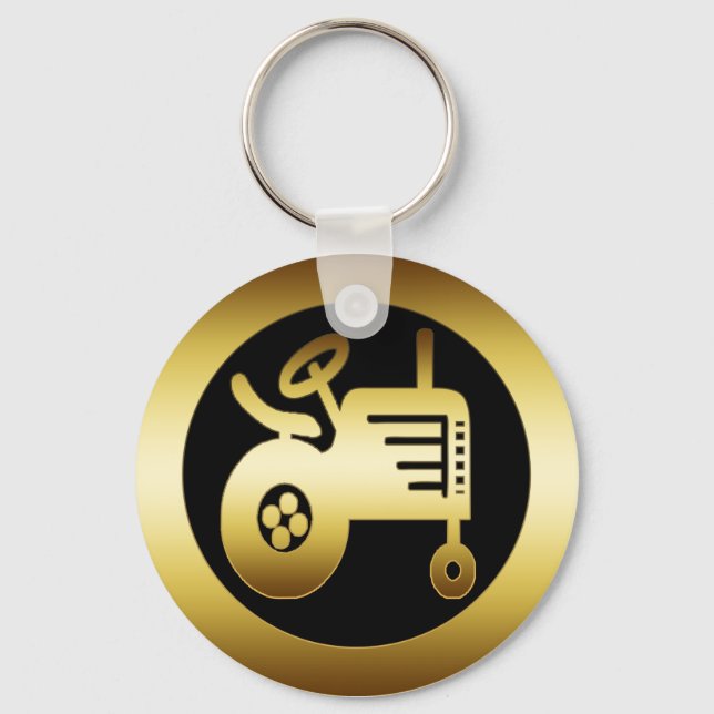 CHAVEIRO TRATOR DOURADO (Frente)