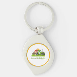 Chaveiro Trator verde | Decoração da Festa de aniversário d