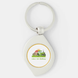 Chaveiro Trator Verde | Decoração de Aniversário com Tema d
