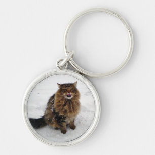 Chaveiro Travando um floco de neve