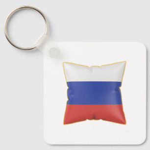 Chaveiro Travesseiro com a bandeira da Rússia