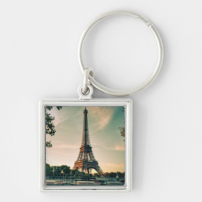 Chaveiro Travesseiro decorativo da torre Eiffel (Frente)