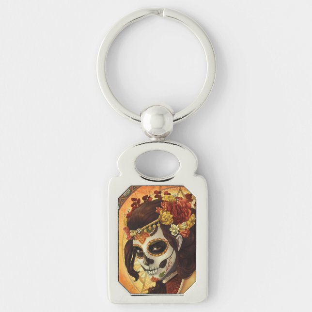 Chaveiro Travesseiro decorativo Dia De Los Muertos (Frente)