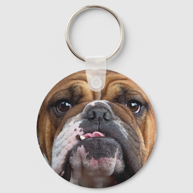 Chaveiro Travesseiro decorativo Inglês Bulldog (Frente)