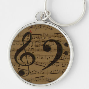Chaveiro Treble Clef Bass