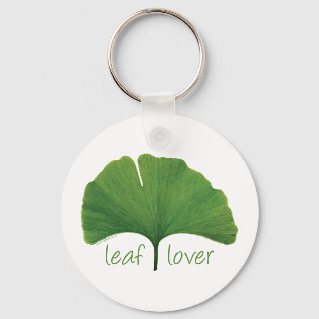 Chaveiro Tree Hugger, Leaf Lover - Ginkgo (Frente)