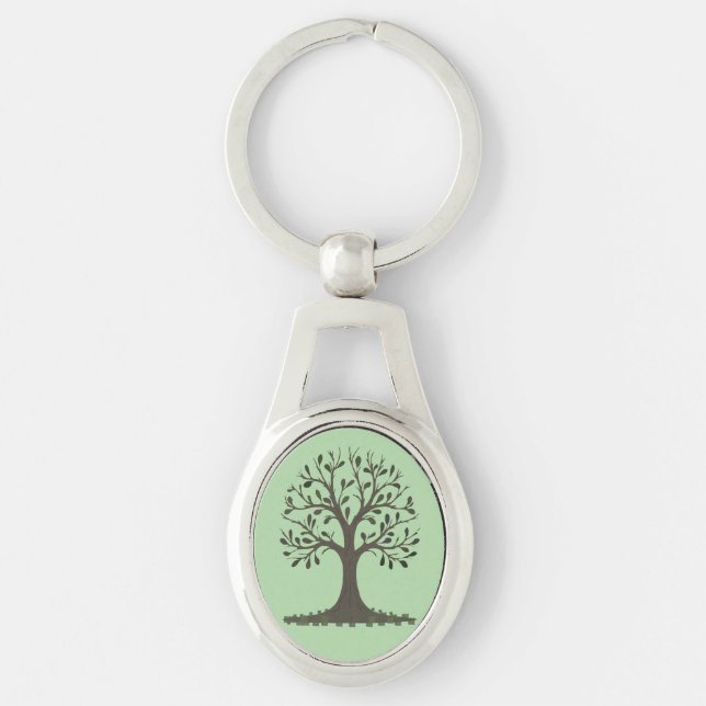 Chaveiro 🌳 Tree of Life Metal Keychain (Frente)
