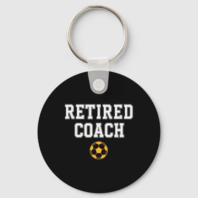 Chaveiro Treinador Aposentado Mentor de Equipe de Futebol (Frente)