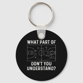 Chaveiro Treinador de basquete, que parte do que você não e