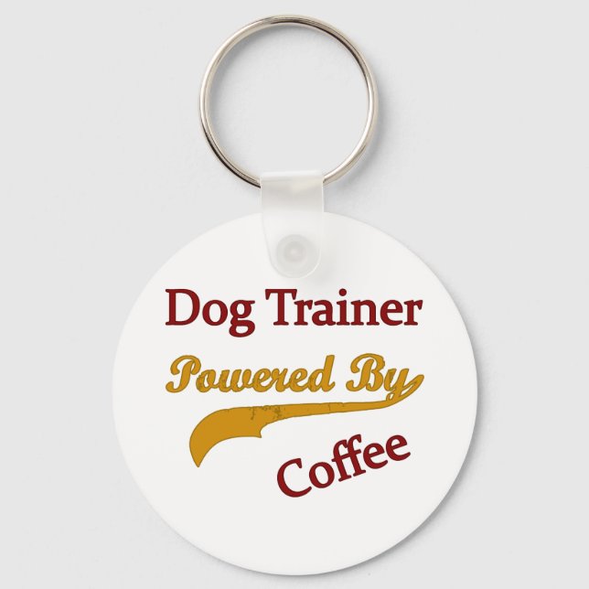 Chaveiro Treinador De Cães Equipado Com Café (Frente)
