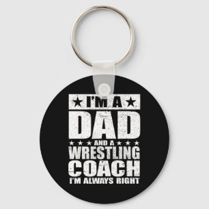 Chaveiro Treinador de Luta Livre do Papai Camisetas do Dia