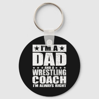 Chaveiro Treinador de Luta Livre do Papai Camisetas do Dia 