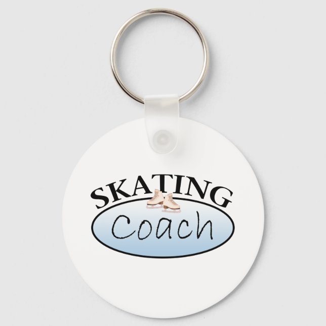 Chaveiro Treinador de patinação de figura (Frente)
