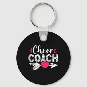 Chaveiro Treinador de Torcida de Coração Fofo Cheerleading 