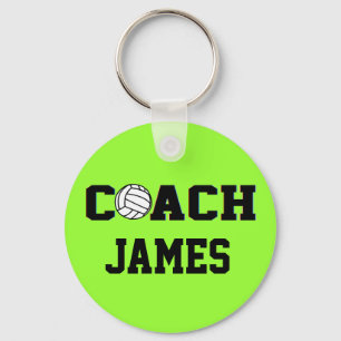 Chaveiro Treinador do voleibol - personalizado