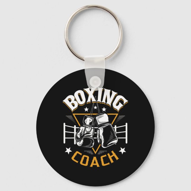 Chaveiro Treinador em Boxing - Kickboxer Gym Boxer 1 (Frente)