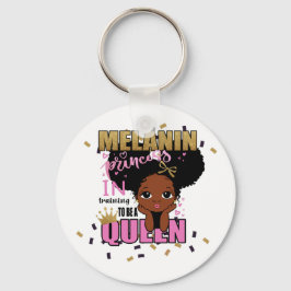 Chaveiro Treinamento da Princesa Melanina para Ser a Rainha