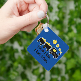 Chaveiro Treinamento Em Pickleball Eu Danço Que Posso Bola 