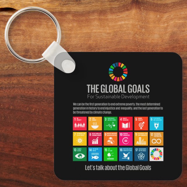 Chaveiro Treinamento Moderno Objetivos de Sustentabilidade  (Frente)