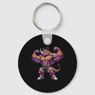 Chaveiro Treino de musculação Academia Homens Bolso Rinocer