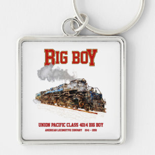 Chaveiro Trem a Vapor Vintage Big Boy Locomotiva Americana