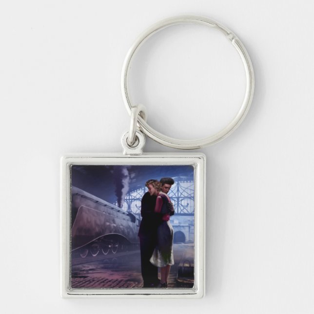 Chaveiro Trem azul (Frente)