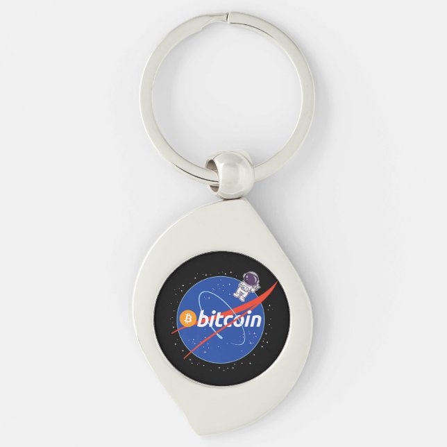 Chaveiro Trendy Bitmoney Astronaut Space Crypto (Frente)