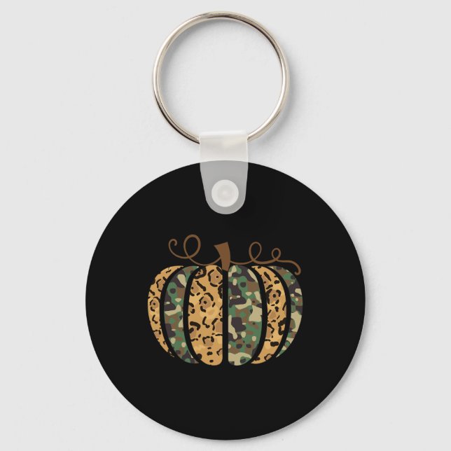 Chaveiro Trendy Leopard Camo Pumpkin Animal Print Cheetah F (Frente)