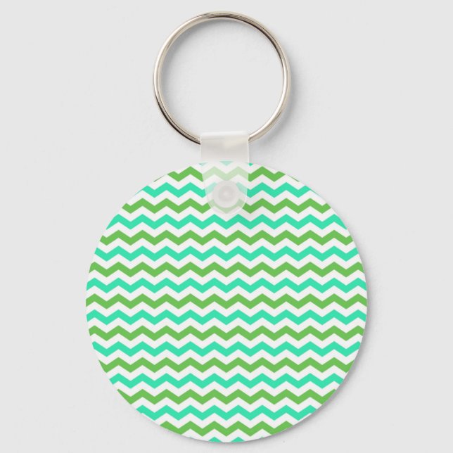 Chaveiro Trendy, moderno e verde-quente (Frente)