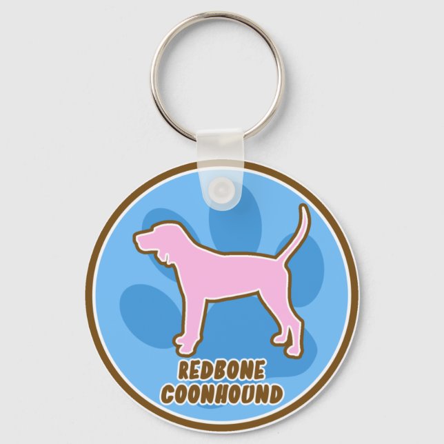 Chaveiro Trendy Redbone Coonhound (Frente)