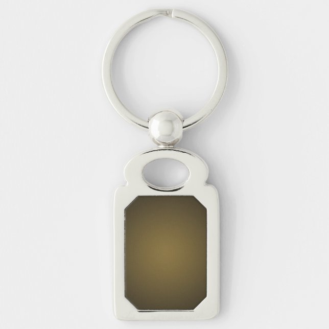 Chaveiro Trendy Tan e Black Grainy Vignette (Frente)