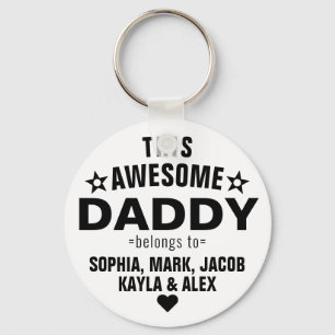 Chaveiro Trendy This Incrível Pai Pertence Ao Dia de os pai