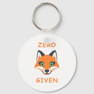 Chaveiro Trendy Zero Fox dada frase Emoji Cartoon