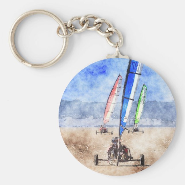 Chaveiro Três Blokarts (Frente)