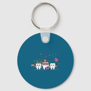 Chaveiro Três Camisas Mardi Gras Dentes Contas Mardi