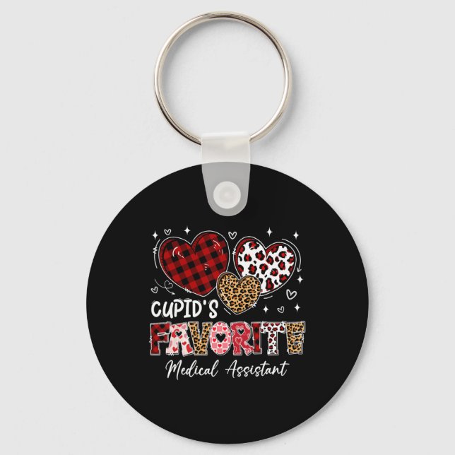 Chaveiro Três Corações Favorito do Cupido Médico Istant Val (Frente)