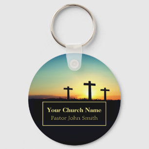 Chaveiro Três Cruzes Igreja do Pôr do Sol Pastor Negócios