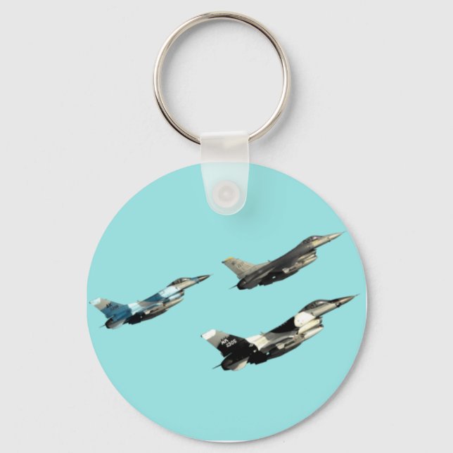 Chaveiro Três F16s (Frente)