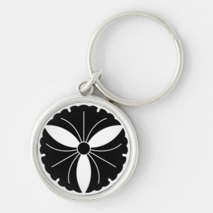 Chaveiro Três folhas de ginkgo