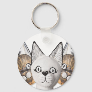 Chaveiro Três gatos